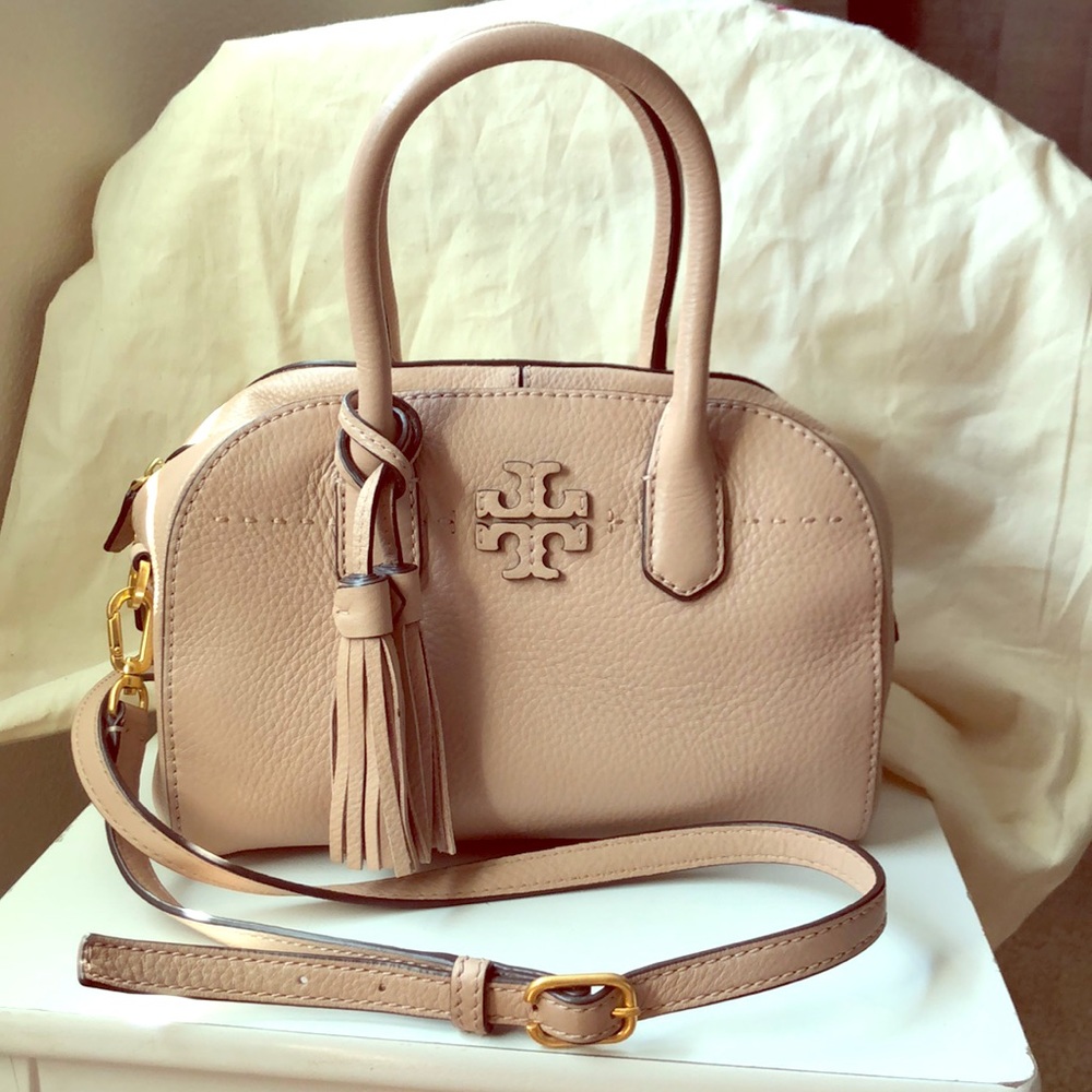 Authentic Tory Burch McGraw Small Satchel